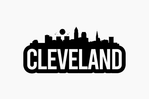 Cleveland Bold Skyline: Graphics for Crafts & Content