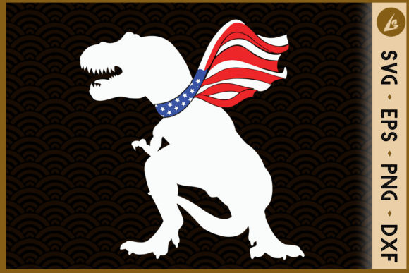 Dinosaur 4th of July Amerisaurus Graphics & Crafts