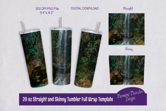 Hidden Tiger Waterfall: Graphics & Print Templates for Evocative Branding