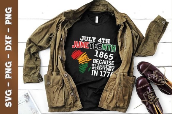 July 4th Juneteenth Graphics & T-Shirt Designs