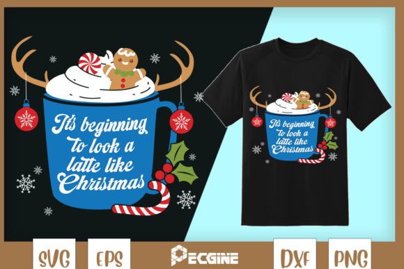 Look a Latte Like Christmas Cocoa Graphics