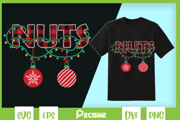 Nuts Christmas Matching Couple Chestnuts Graphics
