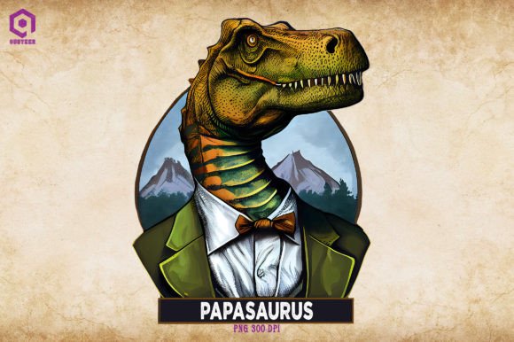 Papasaurus Funny Papa Saurus Dinosaur Graphics for Crafts