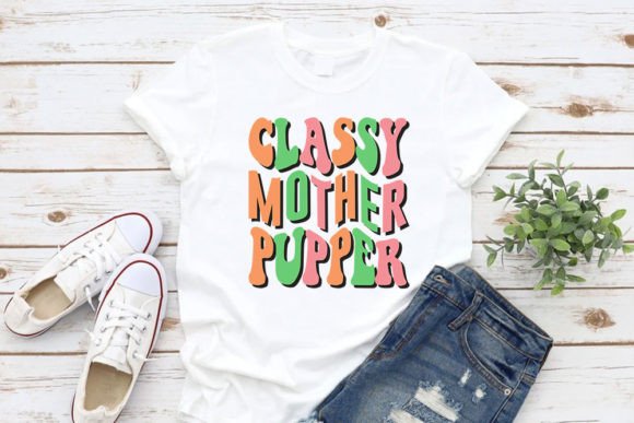 Retro Dog Sublimation T-shirtT Graphics