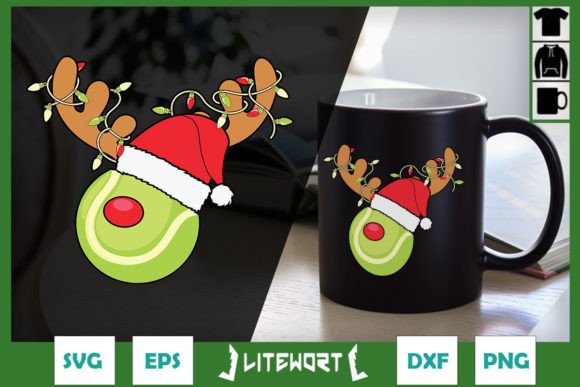 Tennis Reindeer Christmas Hat Lights: Graphics & Crafts Review